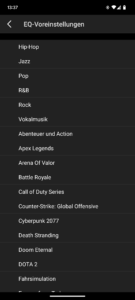 App des Creative Zen Hybrid Pro Headsets (4)