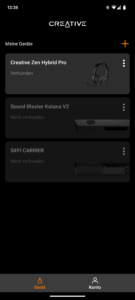 App des Creative Zen Hybrid Pro Headsets (9)
