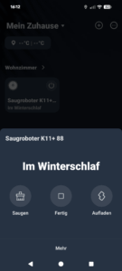 App des SwitchBot K11+ Staubsauger-Roboters (11)