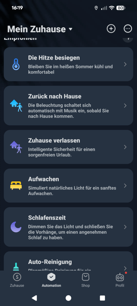 App des SwitchBot K11+ Staubsauger-Roboters (12)