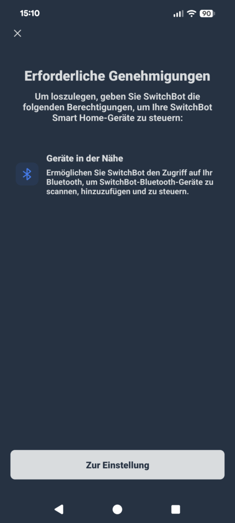App des SwitchBot K11+ Staubsauger-Roboters