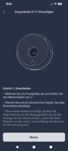 App des SwitchBot K11+ Staubsauger-Roboters (5)