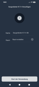 App des SwitchBot K11+ Staubsauger-Roboters (8)
