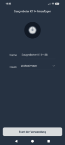 App des SwitchBot K11+ Staubsauger-Roboters (9)