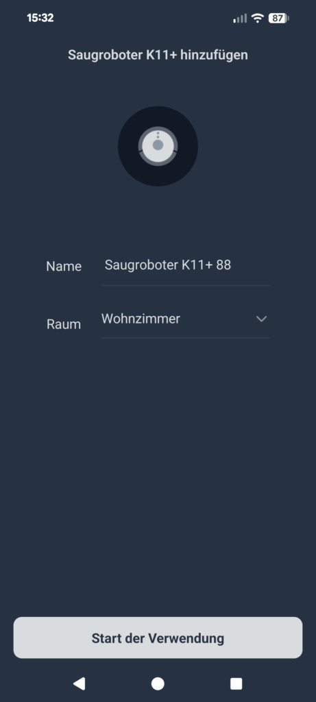 App des SwitchBot K11+ Staubsauger-Roboters (9)