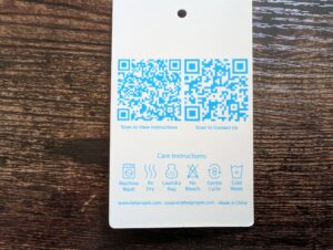 BELPRO Mehrzweck-Hundegeschirr QR-Codes und Pflegehinweise