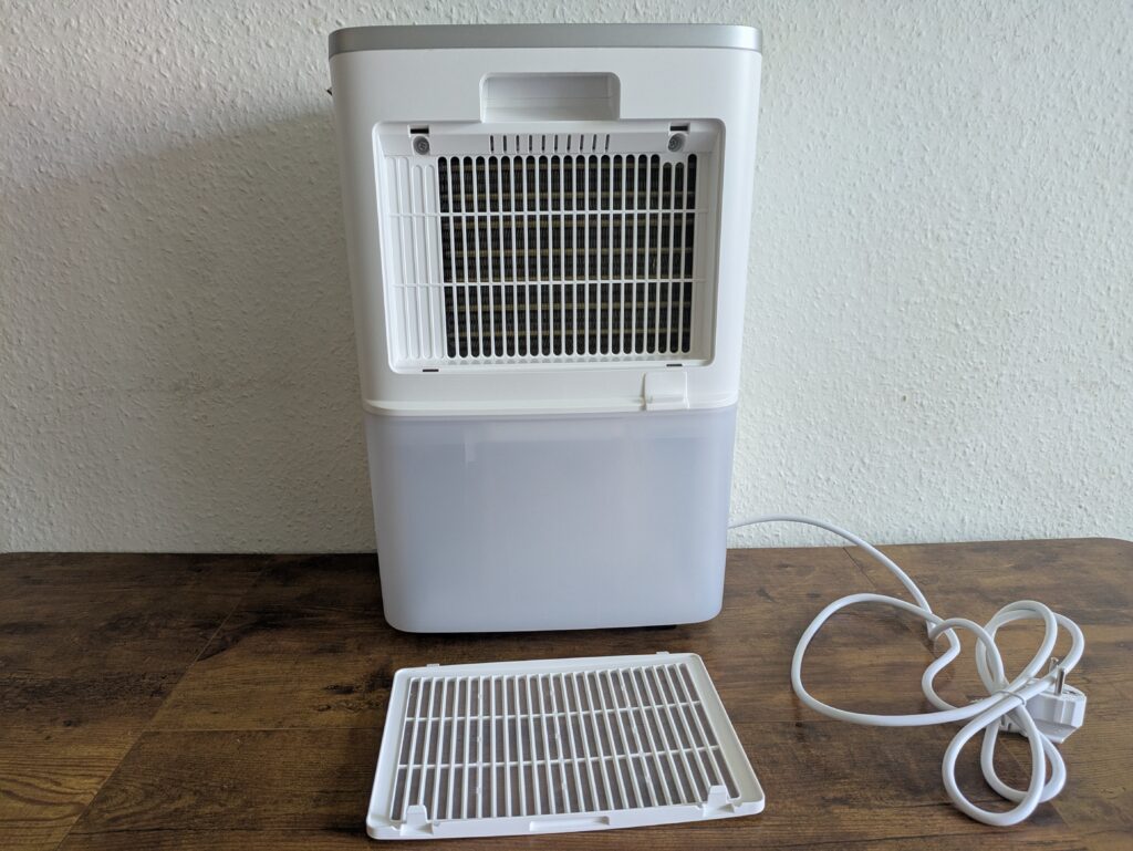 Bosch Dry 4000 Luftentfeuchter von hinten mit Filter