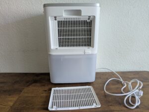 Bosch Dry 4000 Luftentfeuchter von hinten mit Filter