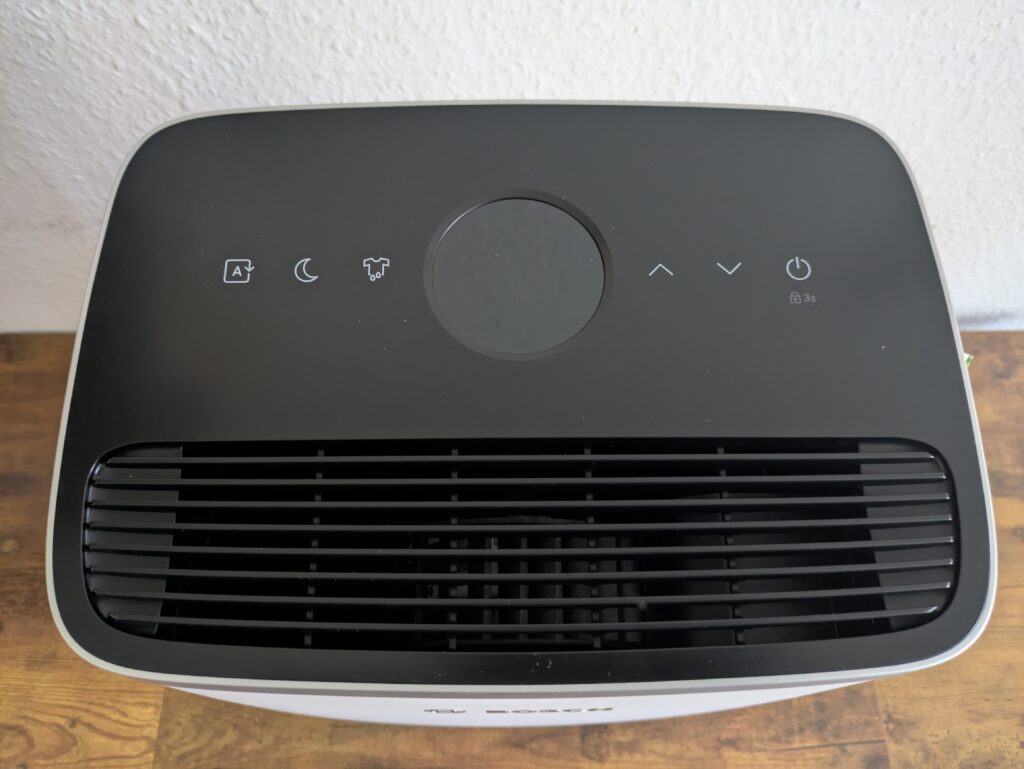 Bosch Dry 4000 Luftentfeuchter von oben