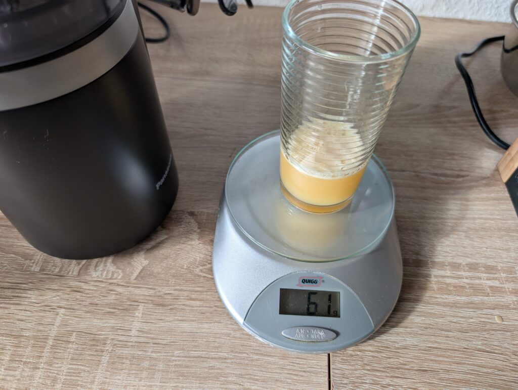 Panasonic MJ-L700KXE Entsafter Apfelsaft