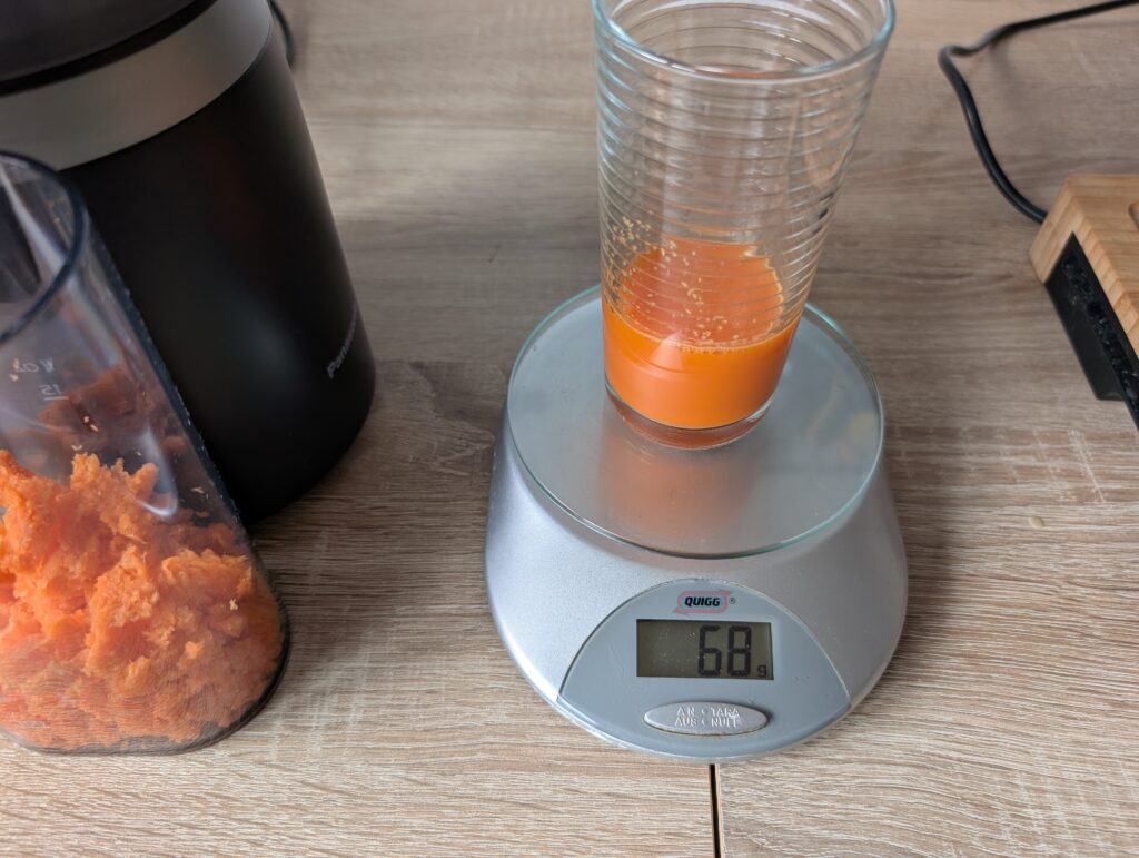 Panasonic MJ-L700KXE Entsafter Möhrensaft