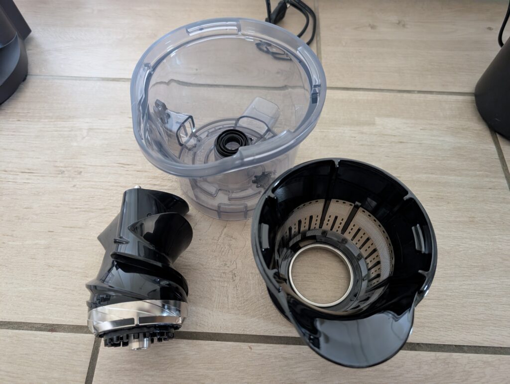 Panasonic MJ-L700KXE Entsafter Saftaufaufsatz, Schnecke und Sieb