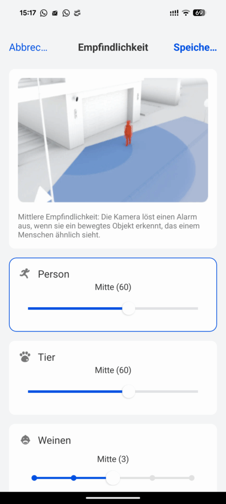 Reolink E1 Pro Überwachungskamera App1