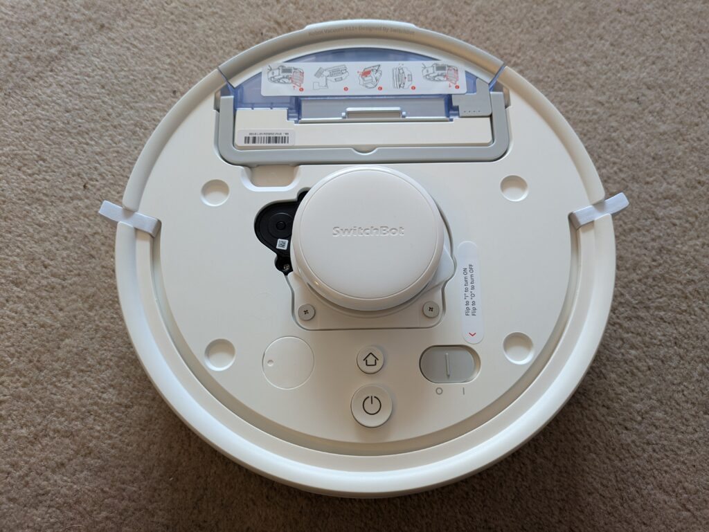 SwitchBot K11+ Staubsauger-Roboter von oben ohne Deckel