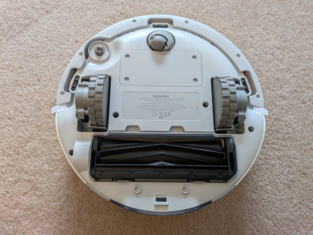 SwitchBot K11+ Staubsauger-Roboter von unten