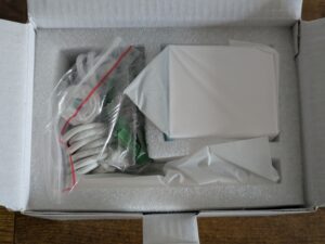 Verpackung der Wansview A1 Überwachungskamera geöffnet