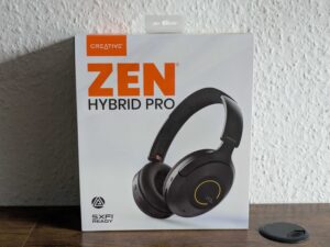 Verpackung des Creative Zen Hybrid Pro Headsets von vorne