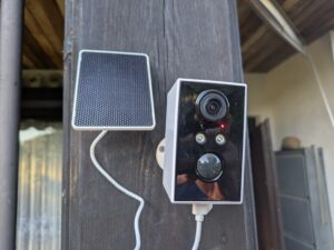 Wansview A1 Überwachungskamera montiert (2)