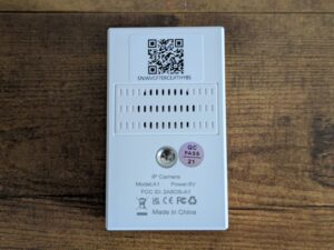 Wansview A1 Überwachungskamera von hinten