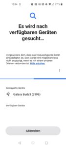 Samsung Galaxy Buds 3 In-Ear-Bluetooth-Kopfhörer App Gerätesuche