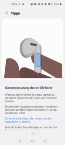 Samsung Galaxy Buds 3 In-Ear-Bluetooth-Kopfhörer App Gestensteuerung