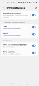 Samsung Galaxy Buds 3 In-Ear-Bluetooth-Kopfhörer App Ohrhörersteuerung