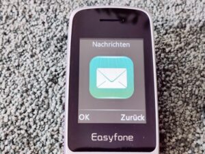 Easyfone Prime-A1 Pro Seniorenhandy Nachrichten