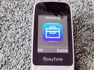 Easyfone Prime-A1 Pro Seniorenhandy Werkzeuge