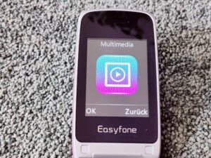 Easyfone Prime-A1 Pro Seniorenhandy Multimediaeinstellungen