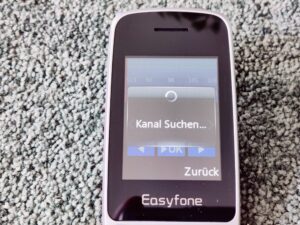 Easyfone Prime-A1 Pro Seniorenhandy Radio Sendersuche