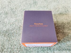 Easyfone Prime-A1 Pro Seniorenhandy Verpackung von oben
