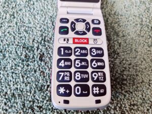Easyfone Prime-A1 Pro Seniorenhandy Tastatur