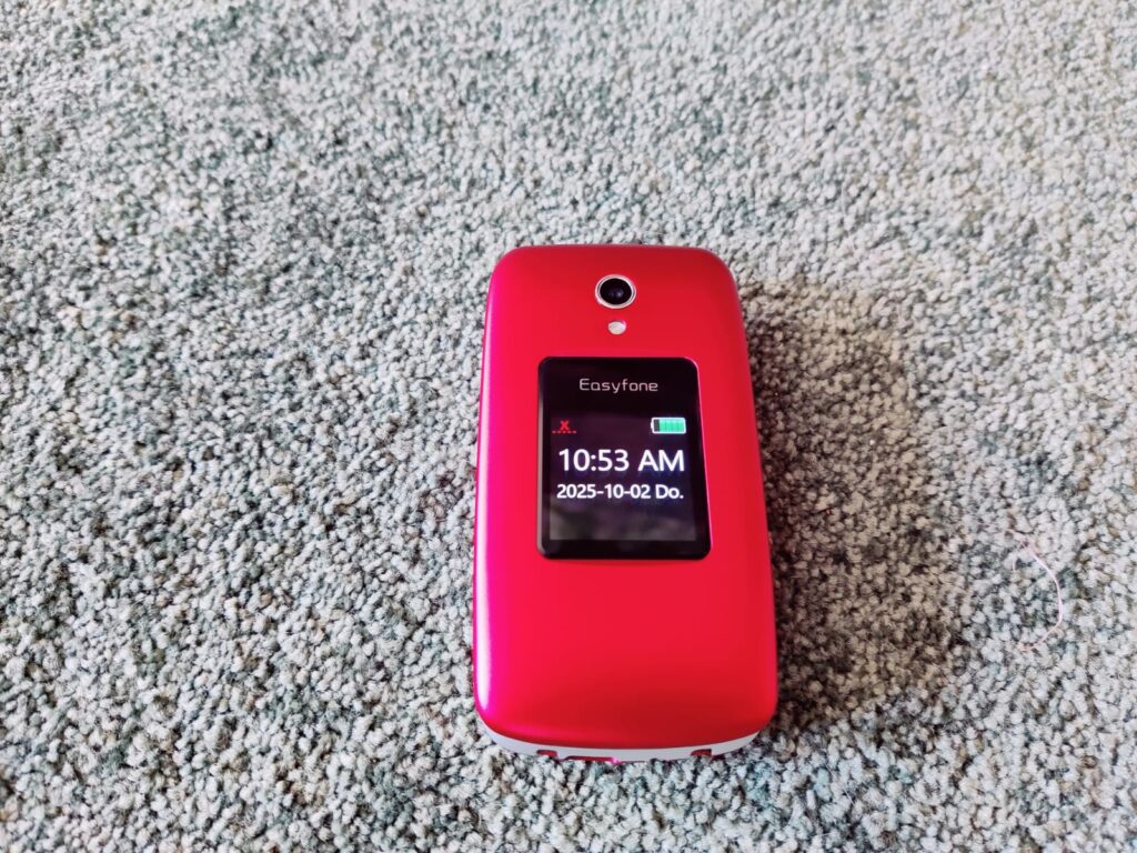 Easyfone Prime-A1 Pro Seniorenhandy Frontdisplay