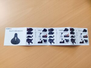 Youngdo City Fahrradsattel Bedienungsanleitung innen