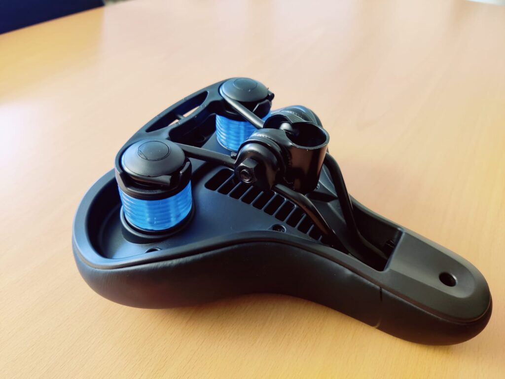 toptrek Top-01 Fahrradsattel von unten