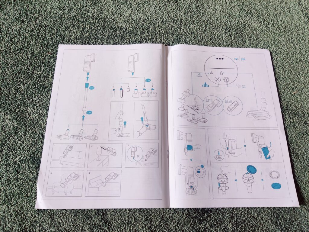 AEG 6000 AP61CB21DB Akku-Staubsauger Bedienungsanleitung innen
