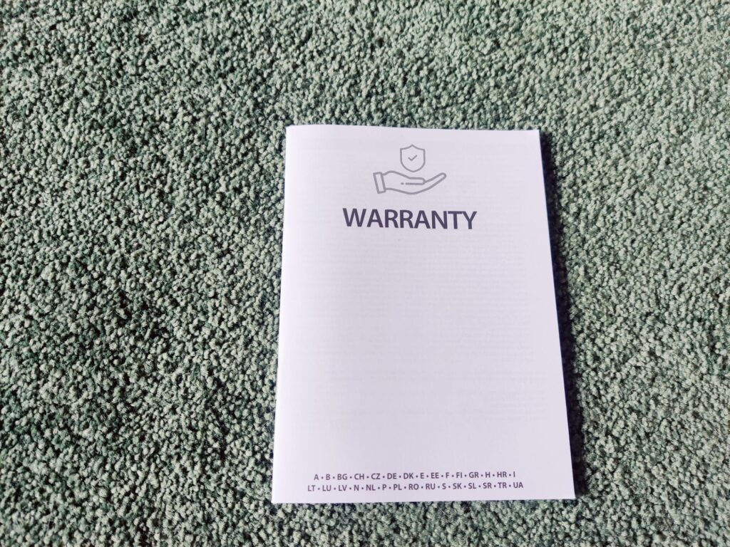 AEG 6000 AP61CB21DB Akku-Staubsauger Garantiedokument