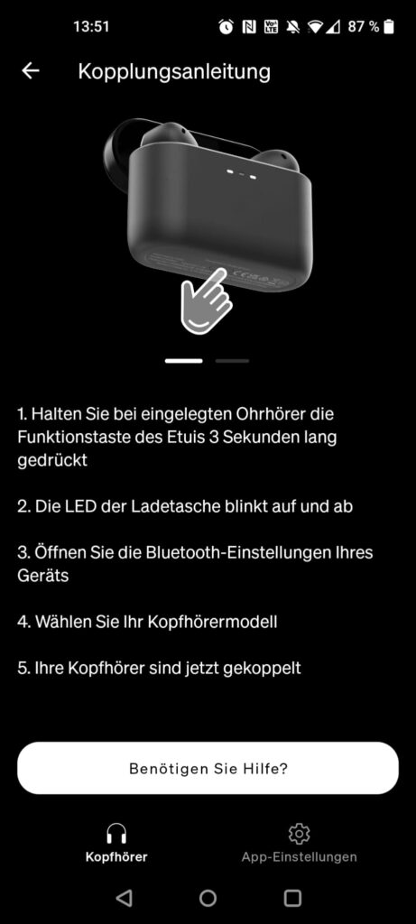 Cambridge Audio Melomania A100 In-Ear-Kopfhörer Kopplung