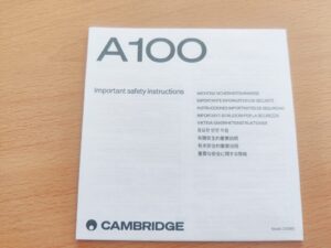 Cambridge Audio Melomania A100 In-Ear-Kopfhörer Sicherheitshinweise