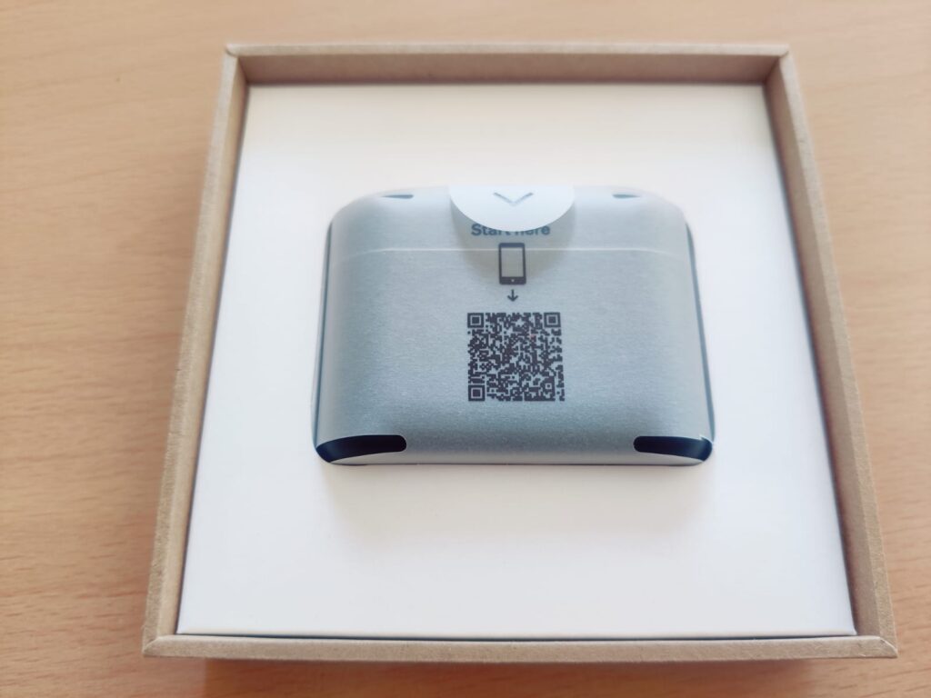 Cambridge Audio Melomania A100 In-Ear-Kopfhörer in Plastik verpackt