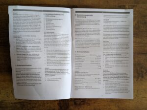 Anleitung des Einhell TC-RS 425 E Exzenterschleifers geöffnet