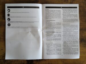 Anleitung des WORKPRO W125262 Exzenterschleifer geöffnet