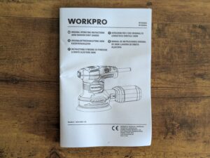 Anleitung des WORKPRO W125262 Exzenterschleifers