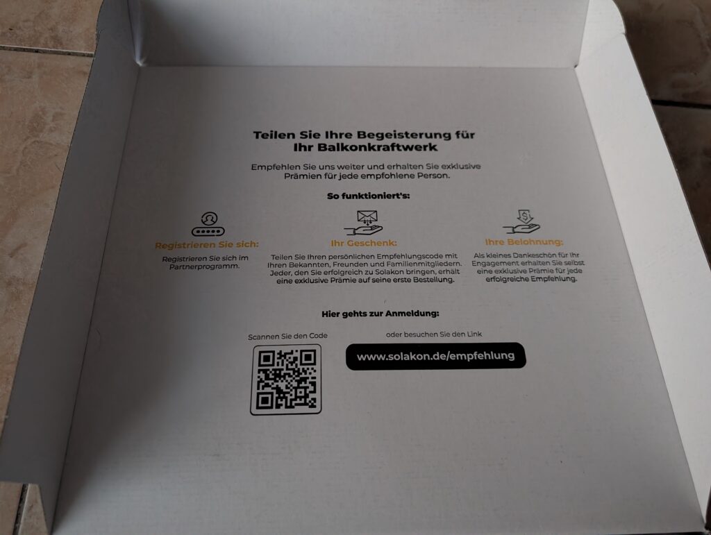 Anleitung zum Solakon Balkonkraftwerk