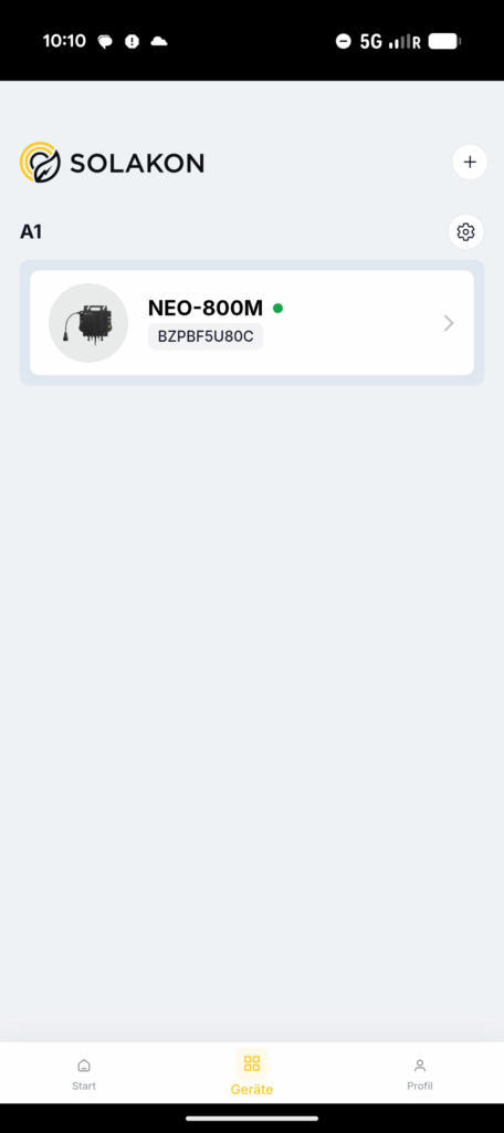 App des Solakon Balkonkraftwerks (3)