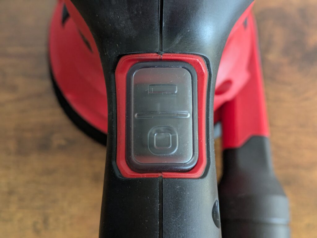 Bedientaste des Einhell TC-RS 425 E Exzenterschleifers