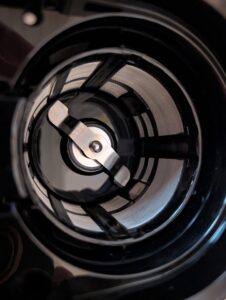 CASO Coffee Compact electronic Kaffeemaschine mit Mahlwerk Filter mit Mahlwerk Detail