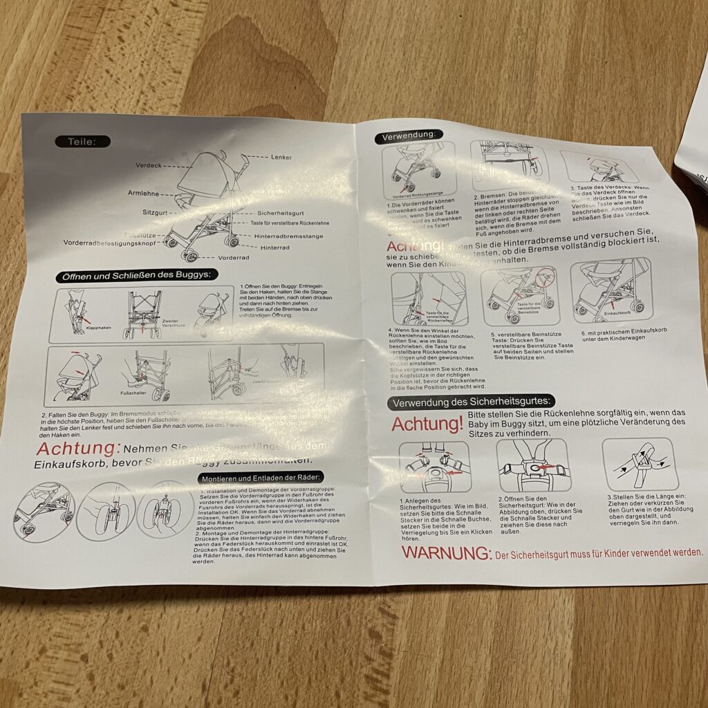 KIDIZ® City-Pro Buggy Anleitung