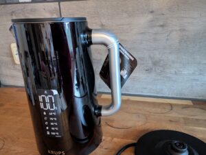 KRUPS BW8018 Smart'n Light Wasserkocher mit Temperatureinstellung Display mit Aufkleber