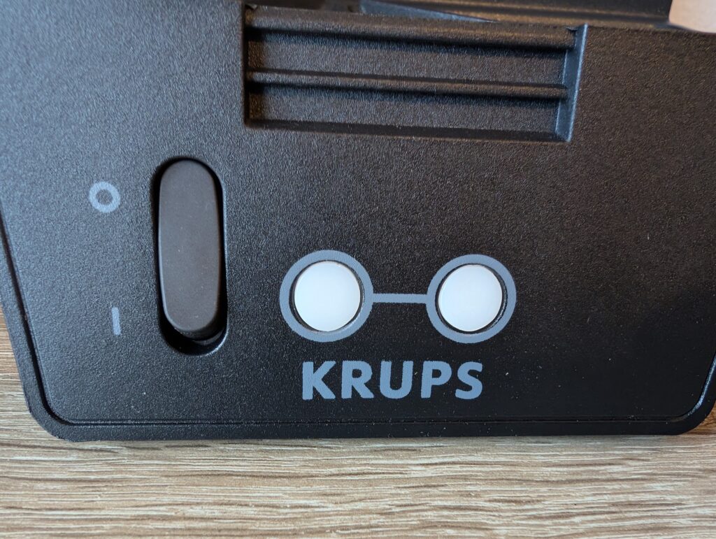 Krups FDK451 Sandwichmaker Bedienfeld